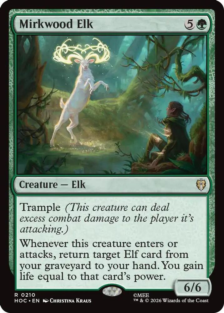 Mirkwood Elk #210 - RARE HOC - The Hobbit: Eternal-Legal