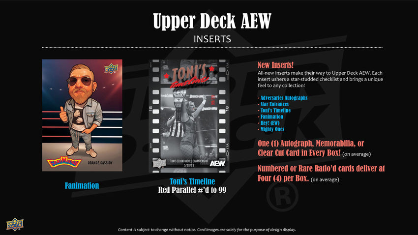 2026 Upper Deck AEW All Elite Wrestling Hobby Box (Pre Order)
