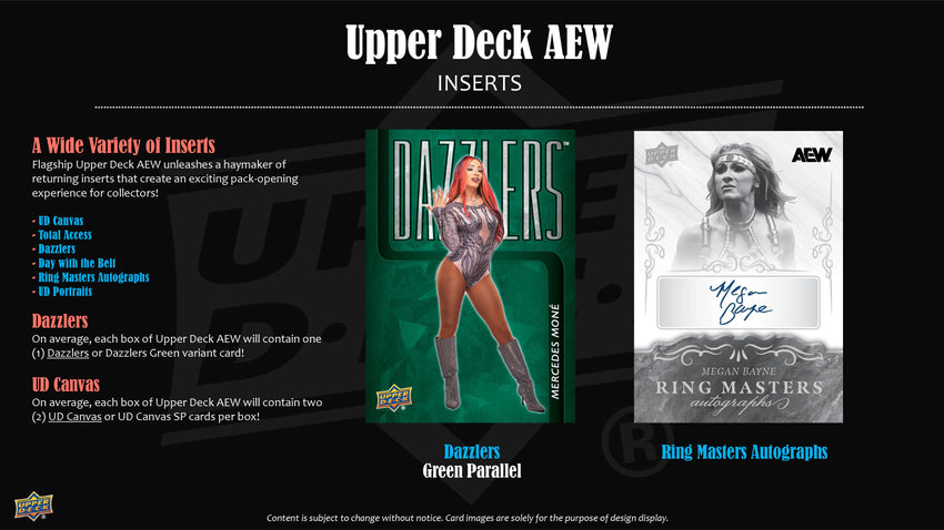 2026 Upper Deck AEW All Elite Wrestling Hobby Box (Pre Order)