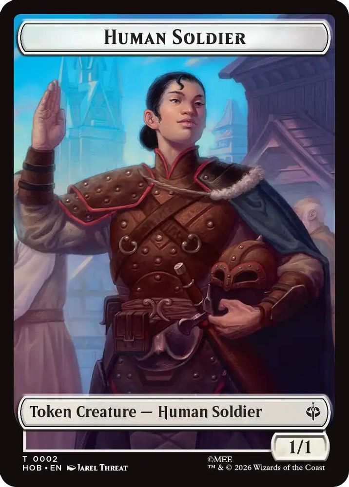 [FOIL] Human Soldier // Goblin Army (0004) Double-Sided Token #2 // 4 - TOKEN HOB - The Hobbit