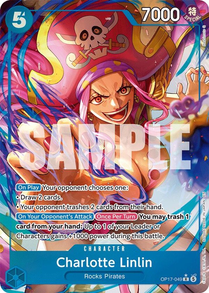 [ALTERNATE ART] Charlotte Linlin (049) (OP17-049) - Rare - One Piece OP17 The World's Strongest Warriors
