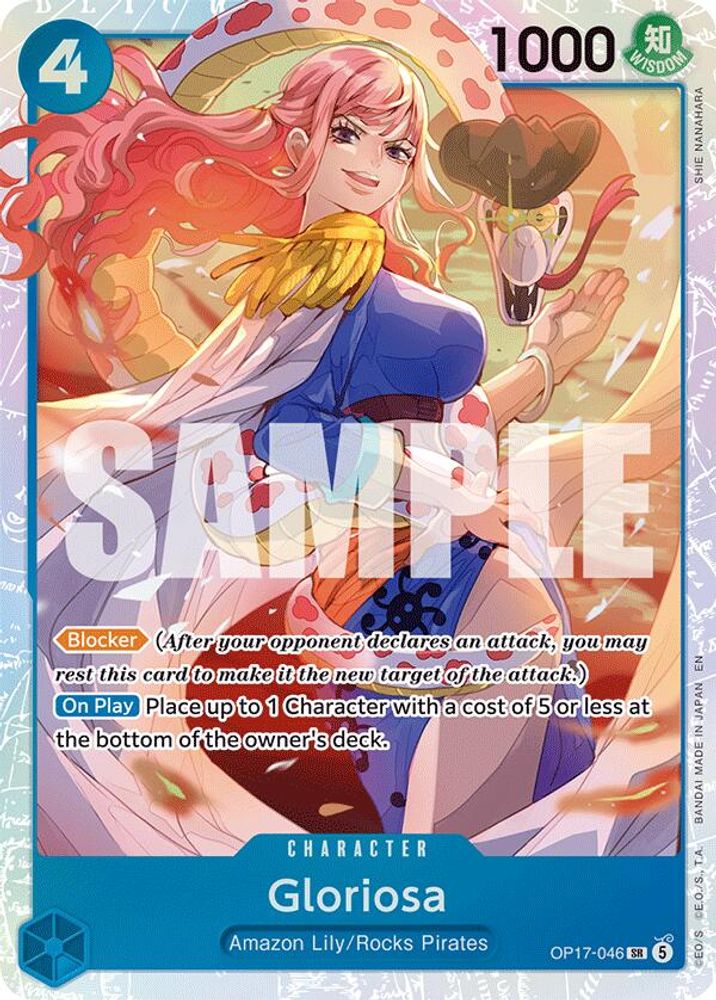 Gloriosa (OP17-046) - Super Rare - One Piece OP17 The World's Strongest Warriors