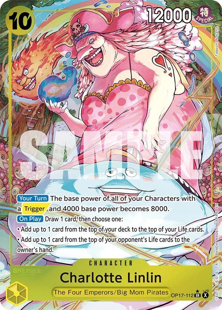 Charlotte Linlin (112) (Alternate Art) -  (OP17-112) - Super Rare - One Piece OP17 The World's Strongest Warriors