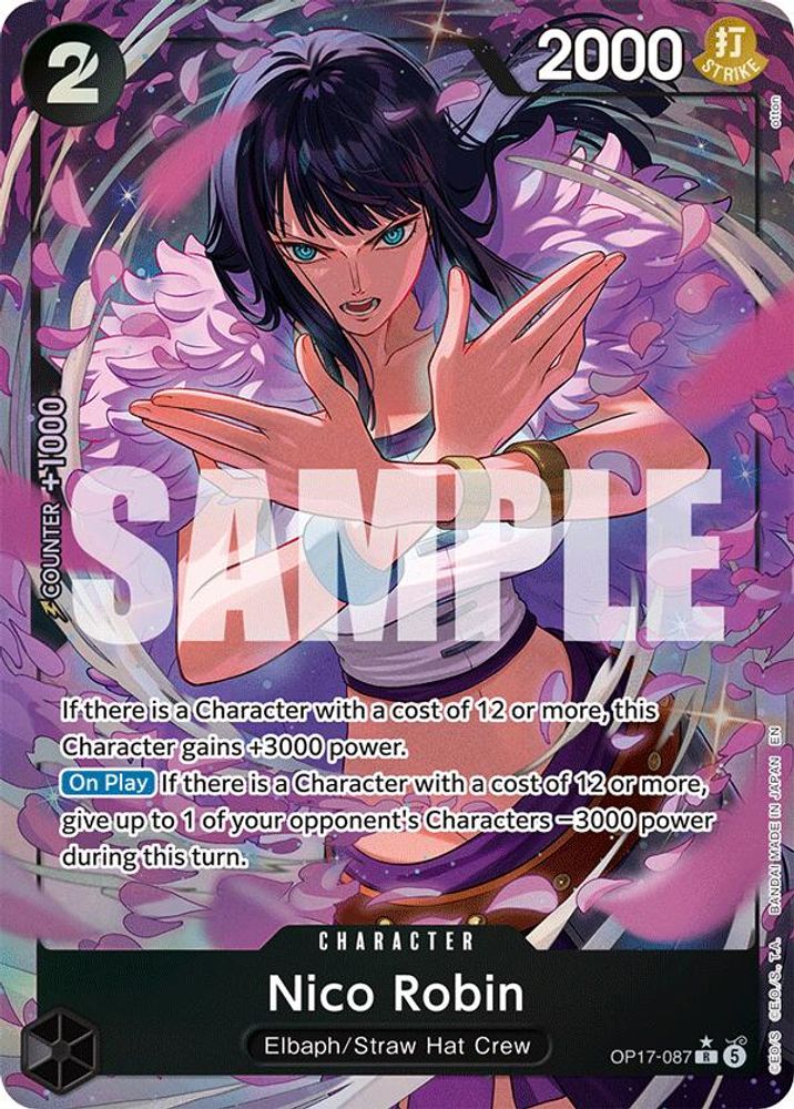 [ALTERNATE ART] Nico Robin (OP17-087) - Rare - One Piece OP17 The World's Strongest Warriors