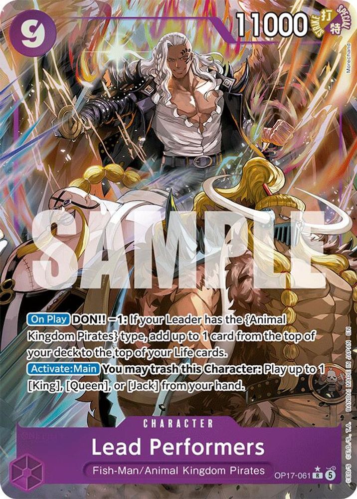 [ALTERNATE ART] Lead Performers (OP17-061) - Rare - One Piece OP17 The World's Strongest Warriors