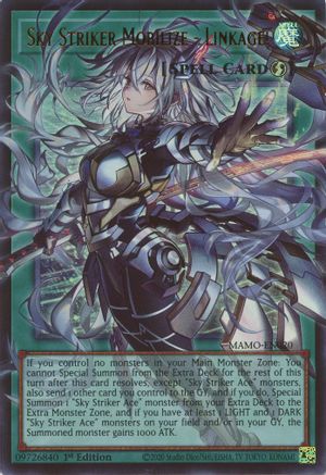 [OVERFRAME] Sky Striker Mobilize - Linkage! - (MAMO-EN020) - Ultra Rare - Magnificent Monsters-Cherry Collectables