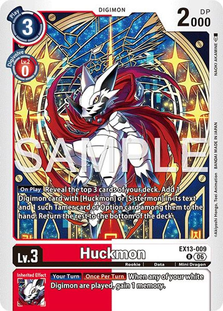 Huckmon (EX13-009) Rare - Digimon EX-13 Chivalrous XIII-Cherry Collectables