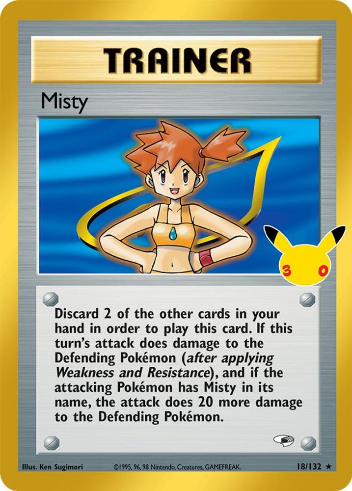 Misty - [  018/132 ] -  Pokemon ME 30th Celebration Classic Collection
