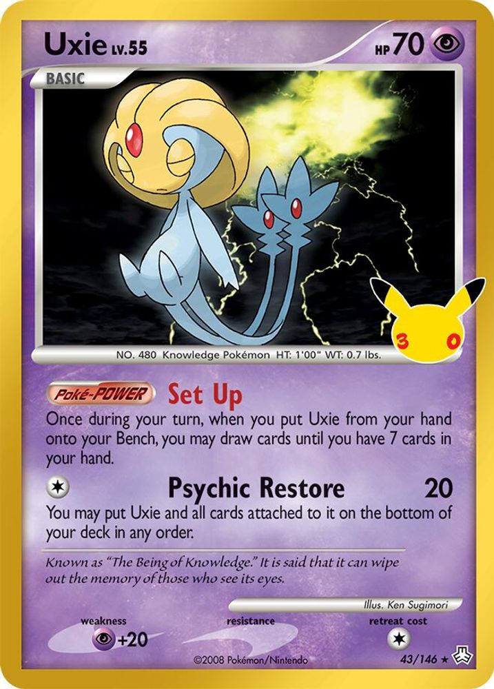 Uxie - [  043/146 ] -  Pokemon ME 30th Celebration Classic Collection