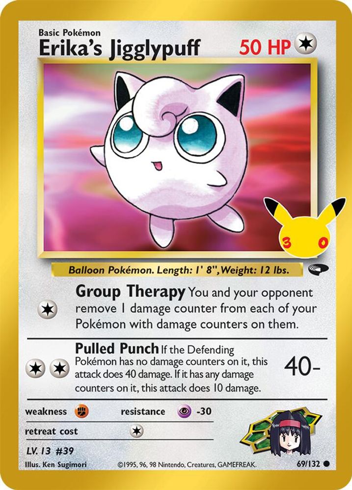 Erika's Jigglypuff - [  069/132 ] -  Pokemon ME 30th Celebration Classic Collection