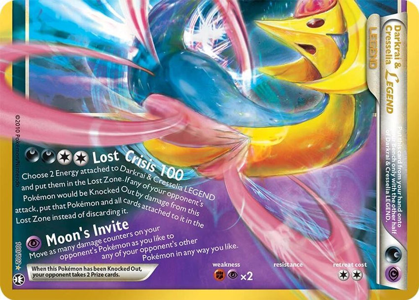 Darkrai & Cresselia Legend (Bottom) - [  100/102 ] -  Pokemon ME 30th Celebration Classic Collection