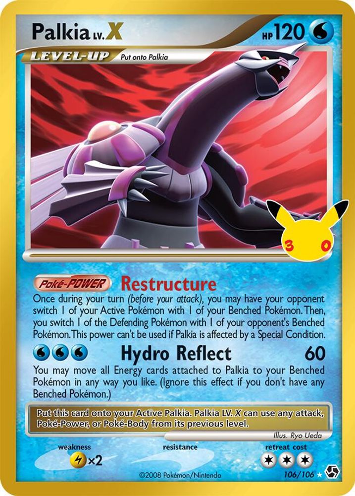 Palkia LV.X - [  106/106 ] -  Pokemon ME 30th Celebration Classic Collection