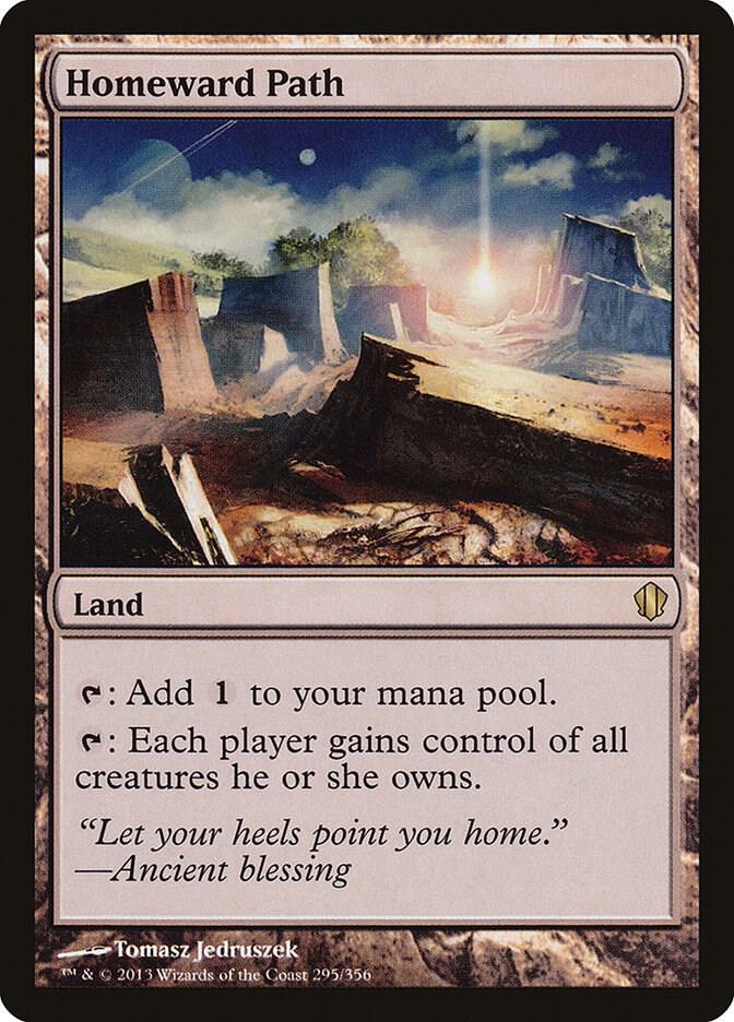 Homeward Path - 295/356 - Rare Commander 2013