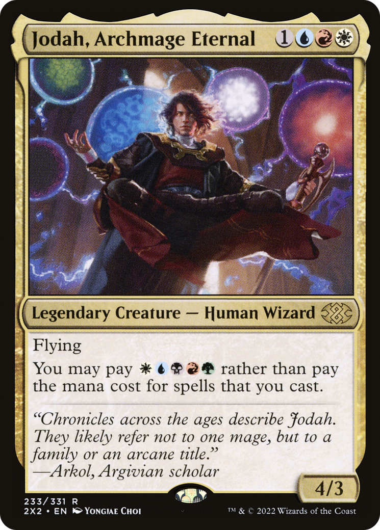 [FOIL] Jodah, Archmage Eternal #233 - RARE 2X2 - Double Masters 2022