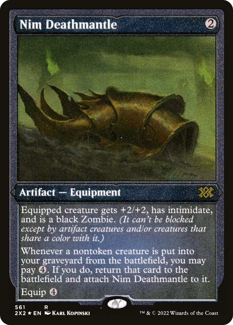 [ EF ] [FOIL] Nim Deathmantle (Foil Etched) #561 - RARE 2X2 - Double Masters 2022