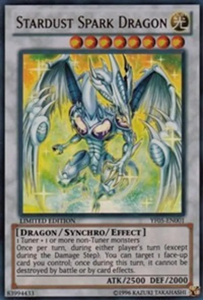 Stardust Spark Dragon - YF05-EN001 - Ultra Rare 5D's Volume 5 Promo