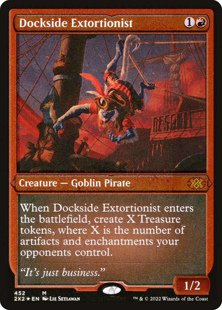 [ EF ] [FOIL] Dockside Extortionist (Foil Etched) #452 - MYTHIC 2X2 - Double Masters 2022