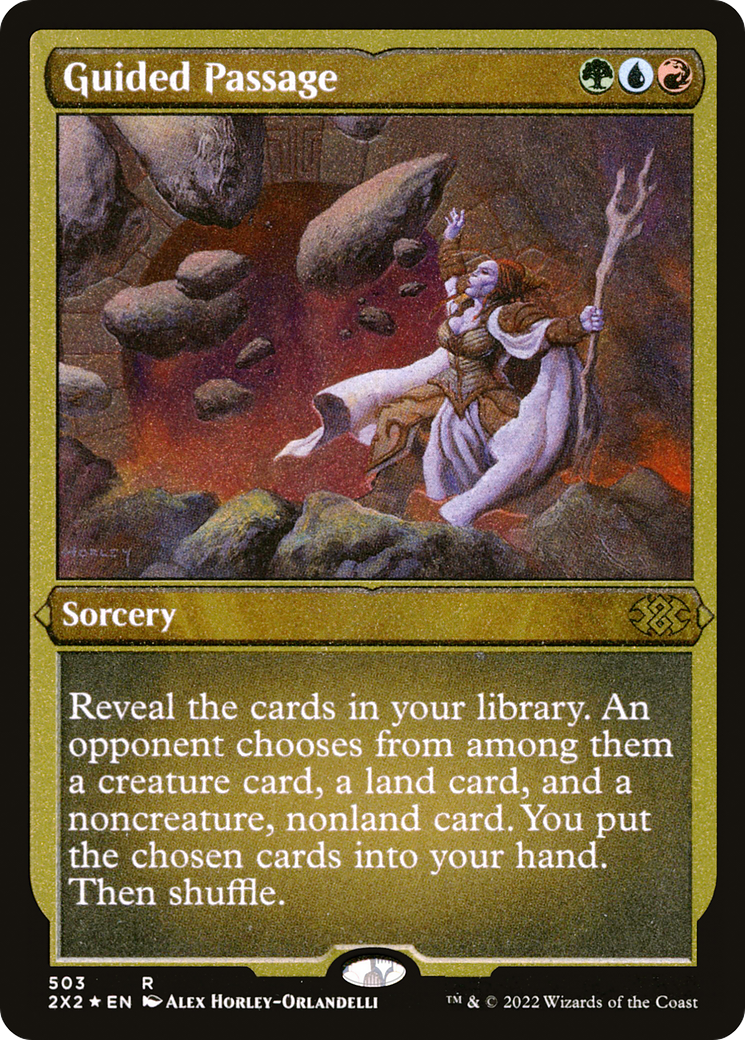 [ EF ] [FOIL] Guided Passage (Foil Etched) #503 - RARE 2X2 - Double Masters 2022