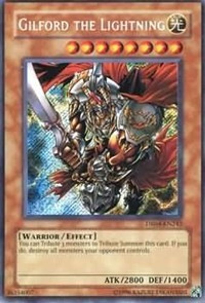 Gilford the Lightning - (DR04-EN242) - Secret Rare  Unlimited
