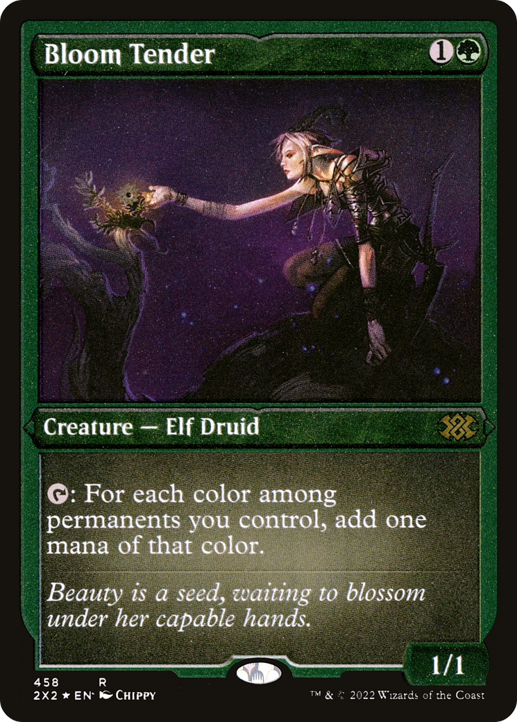 [ EF ] [FOIL] Bloom Tender (Foil Etched) #458 - RARE 2X2 - Double Masters 2022
