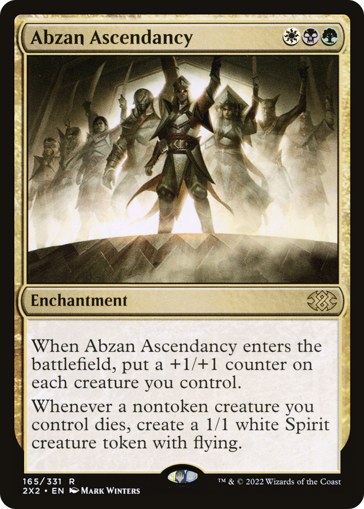 Abzan Ascendancy #165 - RARE 2X2 - Double Masters 2022