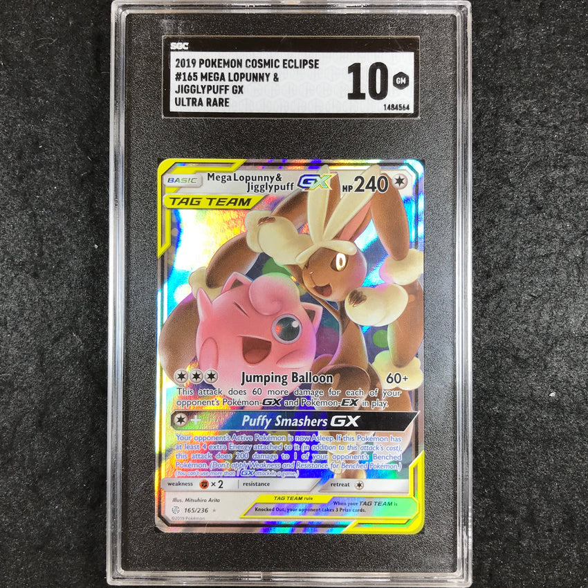 SGC 10 Mega Lopunny & Jigglypuff GX - 165/236 - Cosmic Eclipse 564
