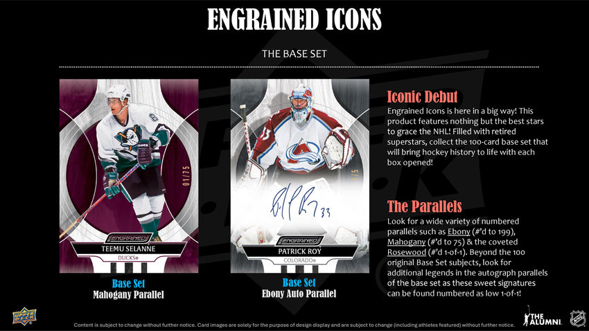2024-25 Upper Deck Engrained Icons Hockey Hobby Box (Pre Order)