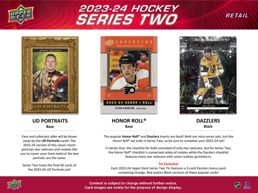 2023-24 Upper Deck Series 2 Hockey Blaster Box-Cherry Collectables