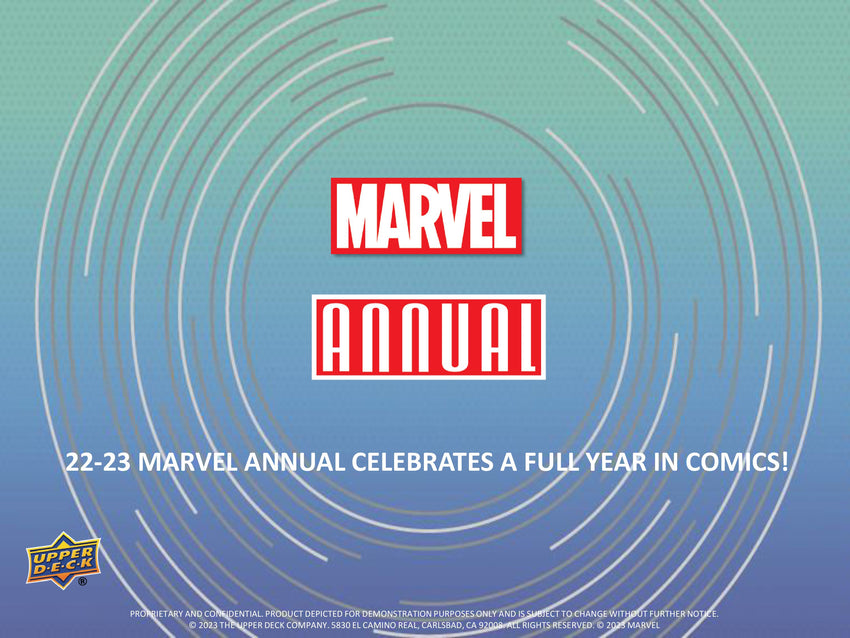 2022-23 Upper Deck Marvel Annual Trading Cards Hobby Box
