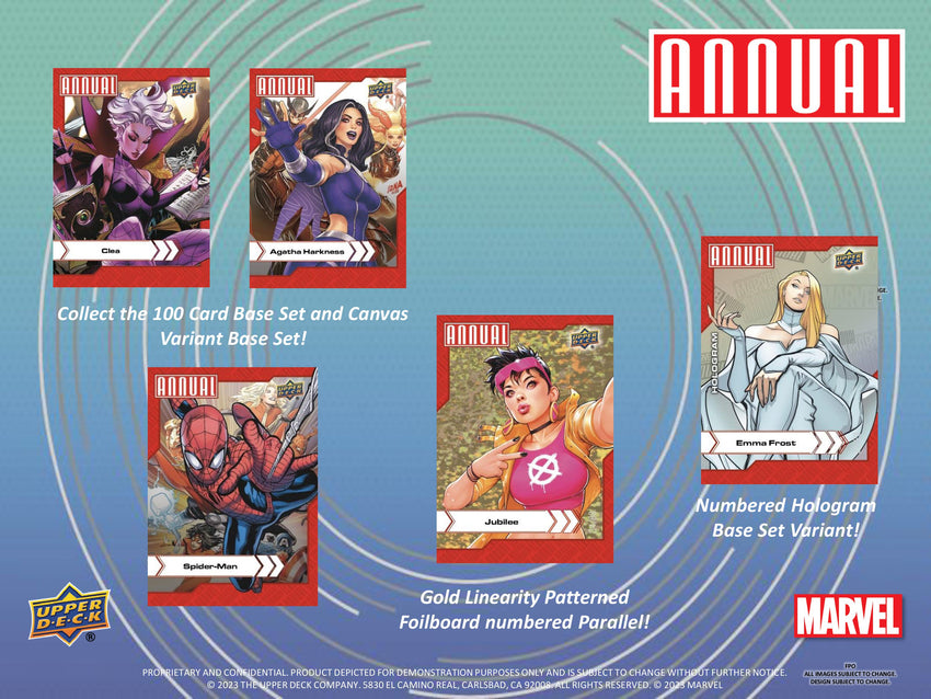 2022-23 Upper Deck Marvel Annual Trading Cards Hobby Box