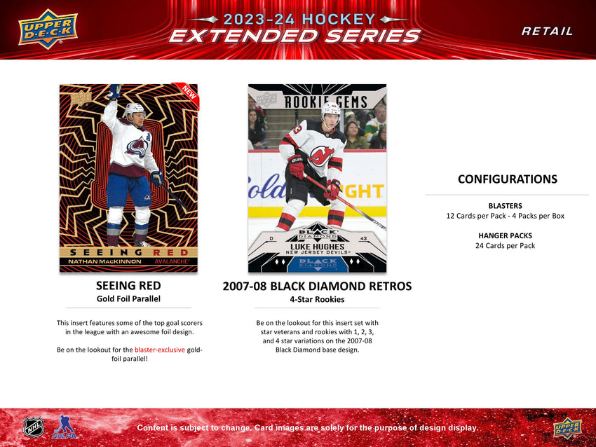 2023-24 Upper Deck Extended Series Hockey Blaster Box (Pre Order Jun 5)