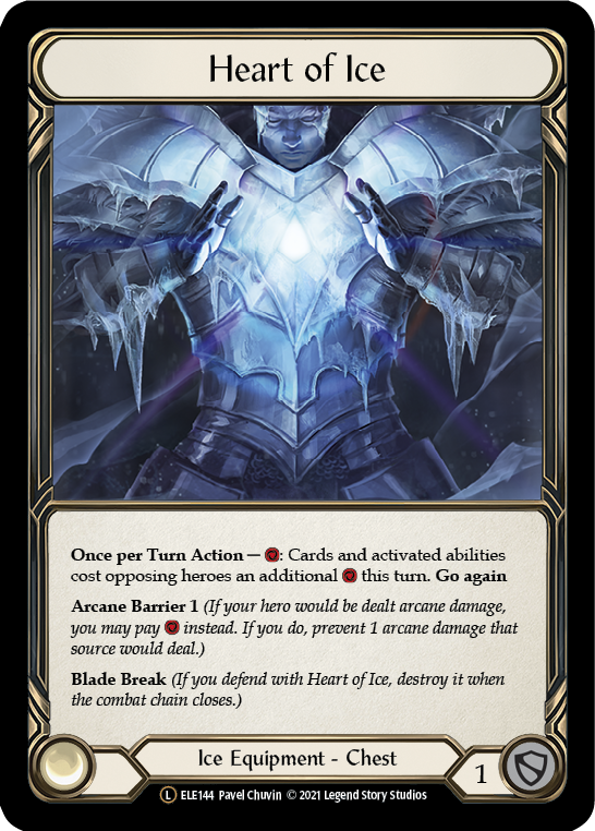 RAINBOW FOIL Heart of Ice - ELE144 - Legendary Tales of Aria Unlimited