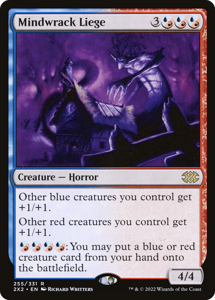 [FOIL] Mindwrack Liege #255 - RARE 2X2 - Double Masters 2022
