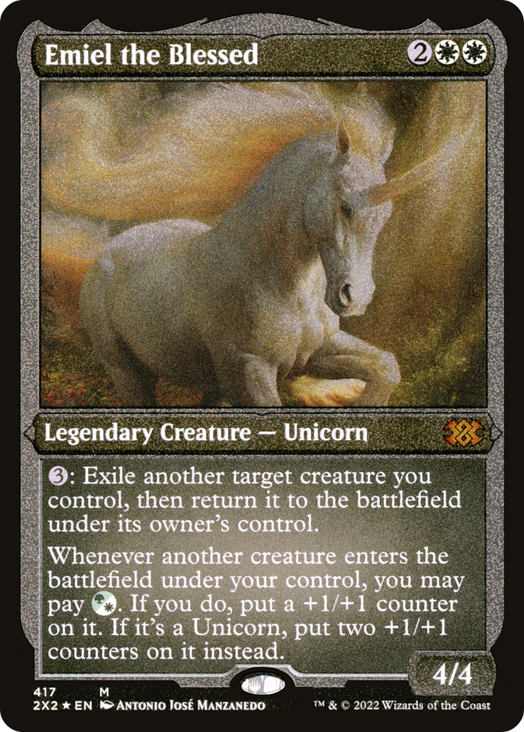 [ EF ] [FOIL] Emiel the Blessed (Foil Etched) #417 - MYTHIC 2X2 - Double Masters 2022