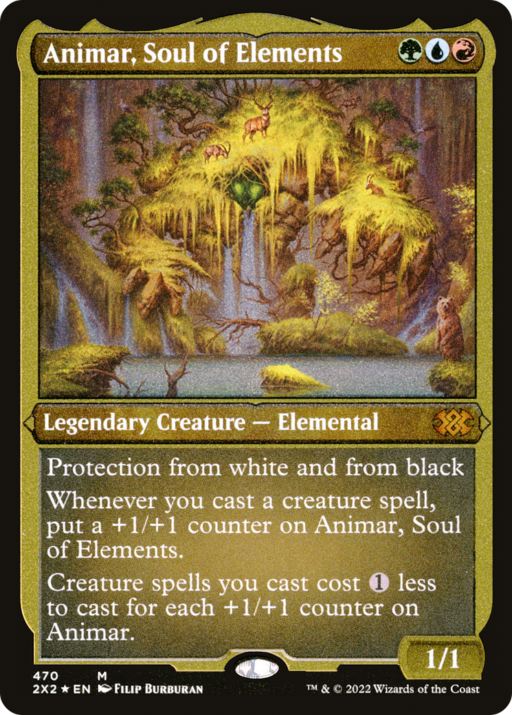[ EF ] [FOIL] Animar, Soul of Elements (Foil Etched) #470 - MYTHIC 2X2 - Double Masters 2022