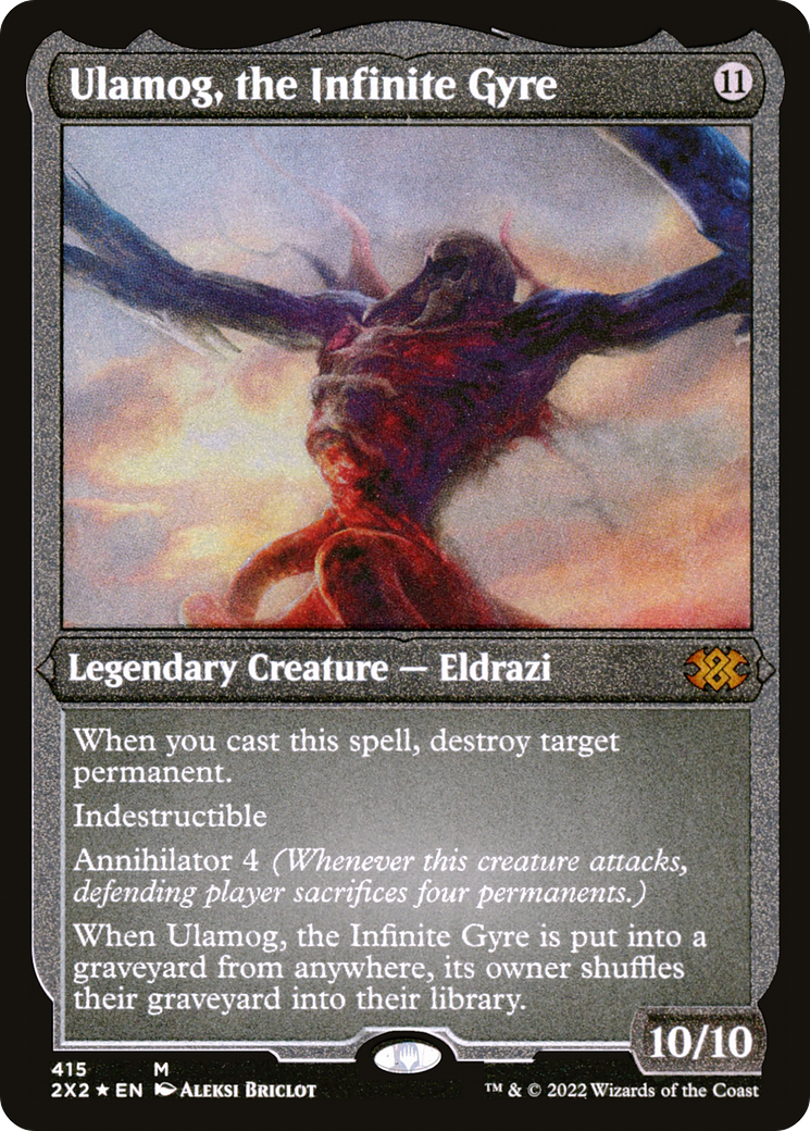 [ EF ] [FOIL] Ulamog, the Infinite Gyre #415 - MYTHIC 2X2 - Double Masters 2022