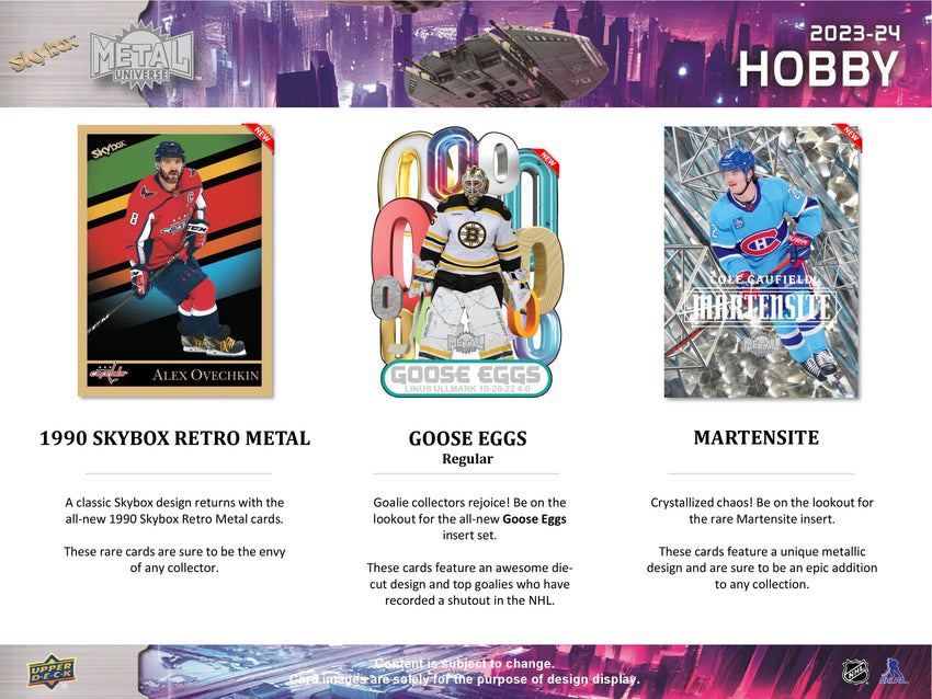 2023-24 Upper Deck Skybox Metal Universe Hockey Hobby Box (Pre Order Jul 20)