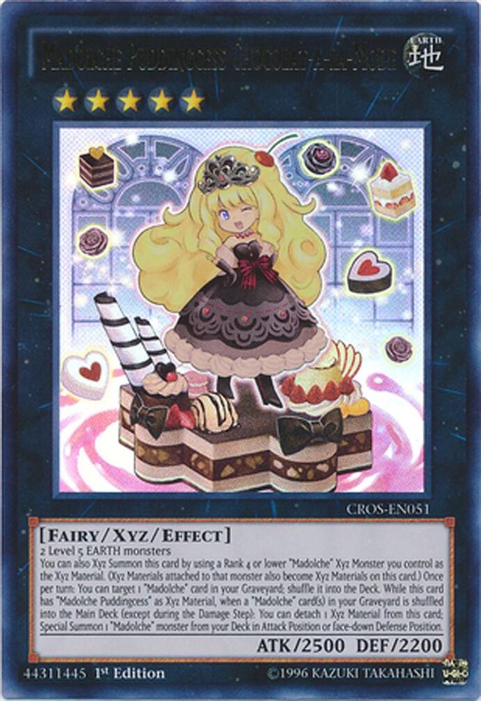 Madolche Puddingcess Chocolat-a-la-Mode - (CROS-EN051) - Ultra Rare  1st Edition