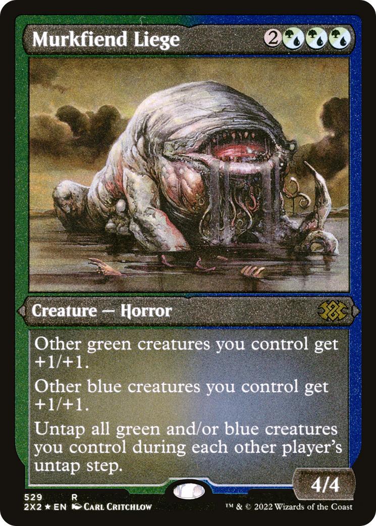 [ EF ] [FOIL] Murkfiend Liege (Foil Etched) #529 - RARE 2X2 - Double Masters 2022