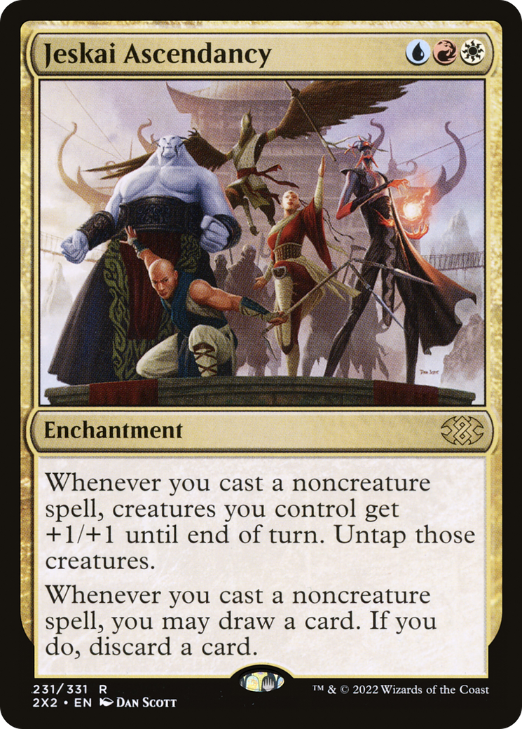 [FOIL] Jeskai Ascendancy #231 - RARE 2X2 - Double Masters 2022