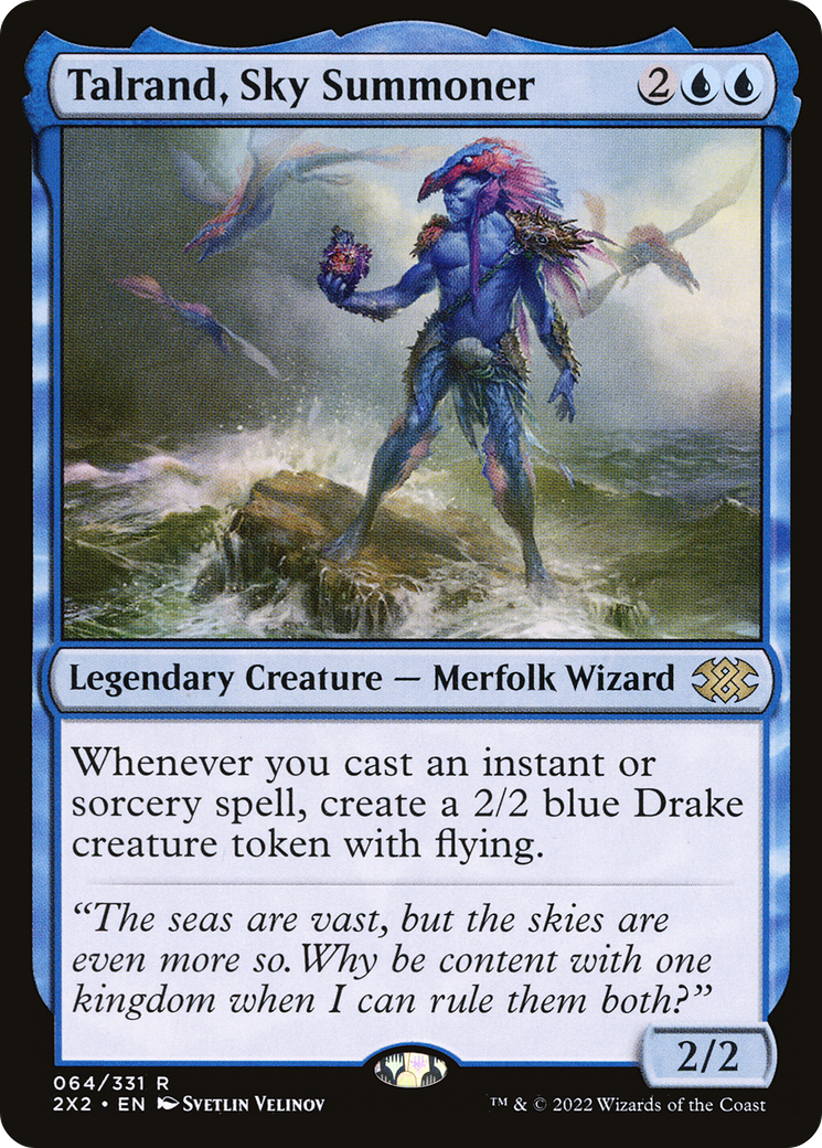 Talrand, Sky Summoner #064 - RARE 2X2 - Double Masters 2022