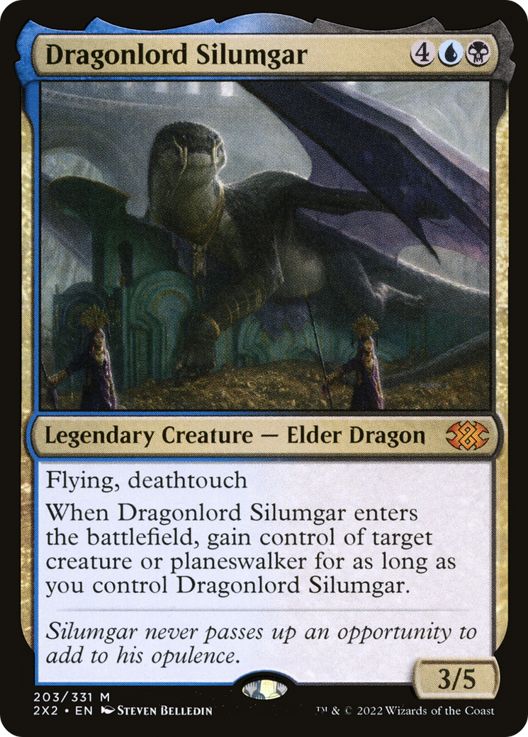 Dragonlord Silumgar #203 - MYTHIC 2X2 - Double Masters 2022