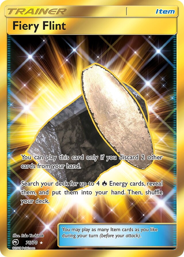Fiery Flint - 76/70 - Secret Rare - Dragon Majesty