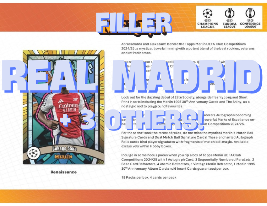 MERLIN CASE FILLER・Soccer 1 Pack Opening - #31115・Random Team (Jan 21 4PM)