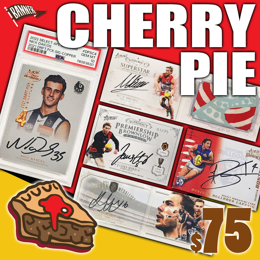 2023 Banner Cherry Pie AFL Mystery 1-Card Box