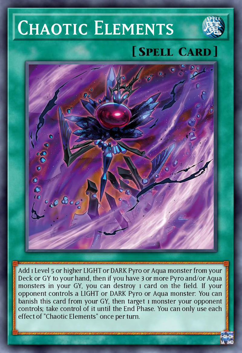 Yugioh! X3 Chaotic Elements (común) Tercia Chaotic Elements Inglés Yugioh! X3 Chaotic Elements (común) Tercia Chaotic Elements Inglés