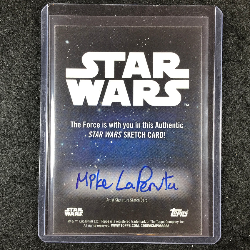 2024 Star Wars Chrome Galaxy AT-AT Artist Sketch 1/1 MICHAEL LAPERUTA