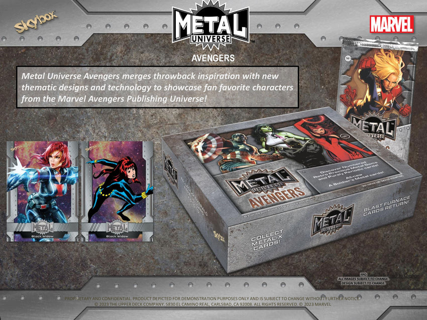 2024 Upper Deck Marvel Avengers Metal Universe 12-Box Case (Pre Order Jun 21)