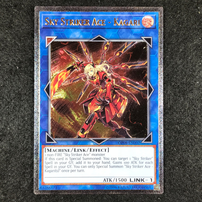 Sky Striker Ace - Kagari - Op08-en002 - Ultimate Rare