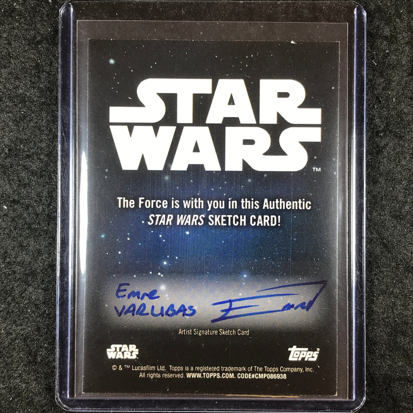 2024 Stars Wars Hyperspace AHSOKA TANO Artist Sketch 1/1 EMRE VARLIBAS